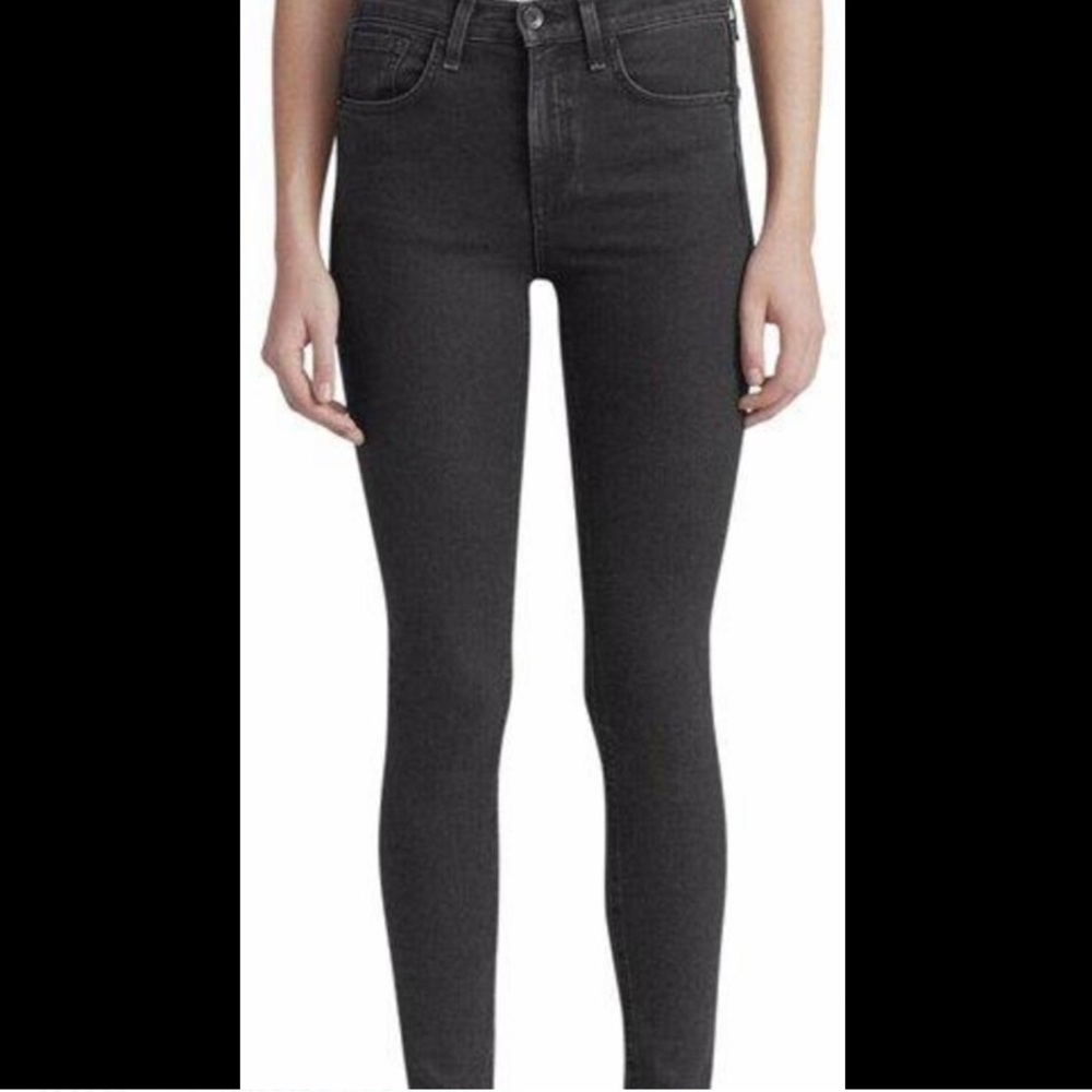 Rag & Bone NWT Black Bruin 10 inch Skinny Jeans Size 32